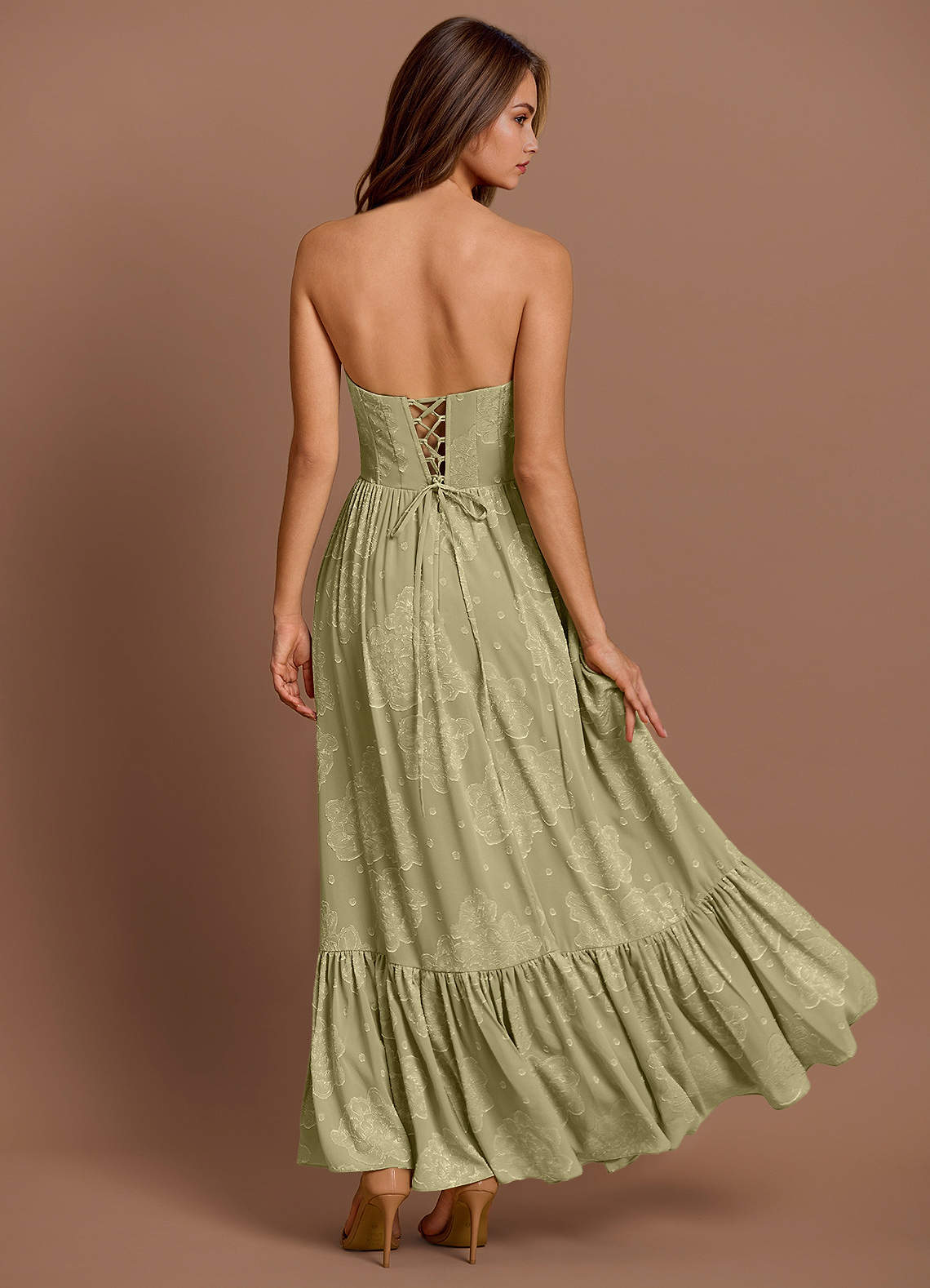 Lydia Celadon Maxi Dress | Azazie