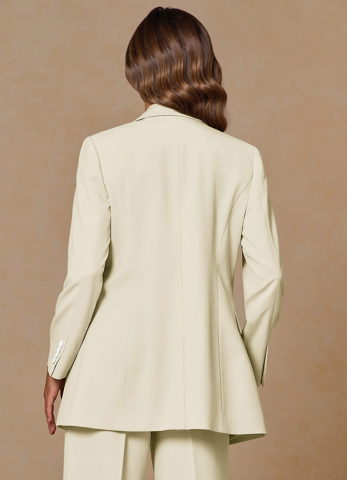 front Rowan 상아 정교한 직조 기술로 제작된 기능성 3피스 정장