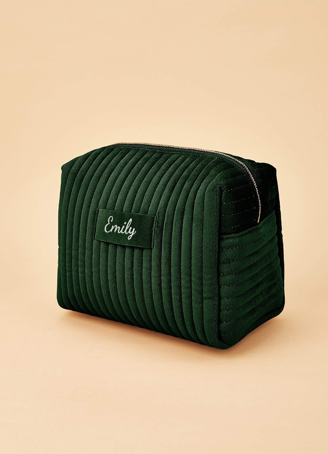 front Personalized Name Makeup Bag