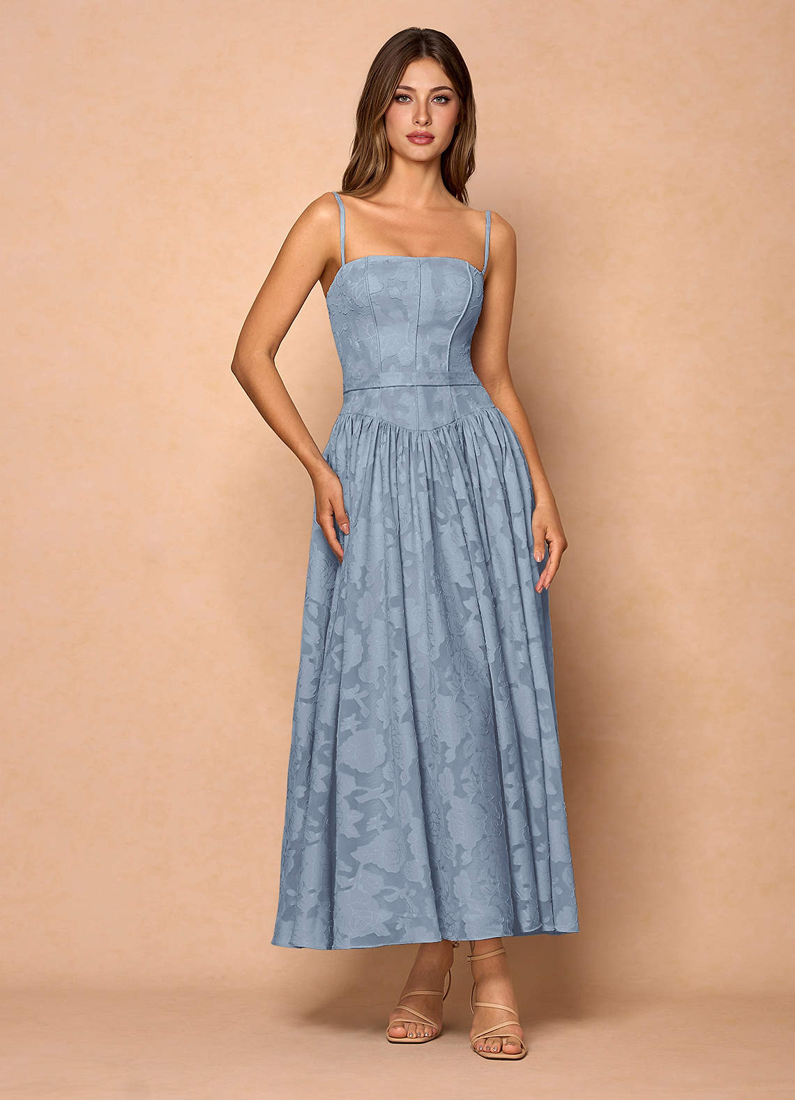 Robe Longue Poudre Bleue Skylar image1