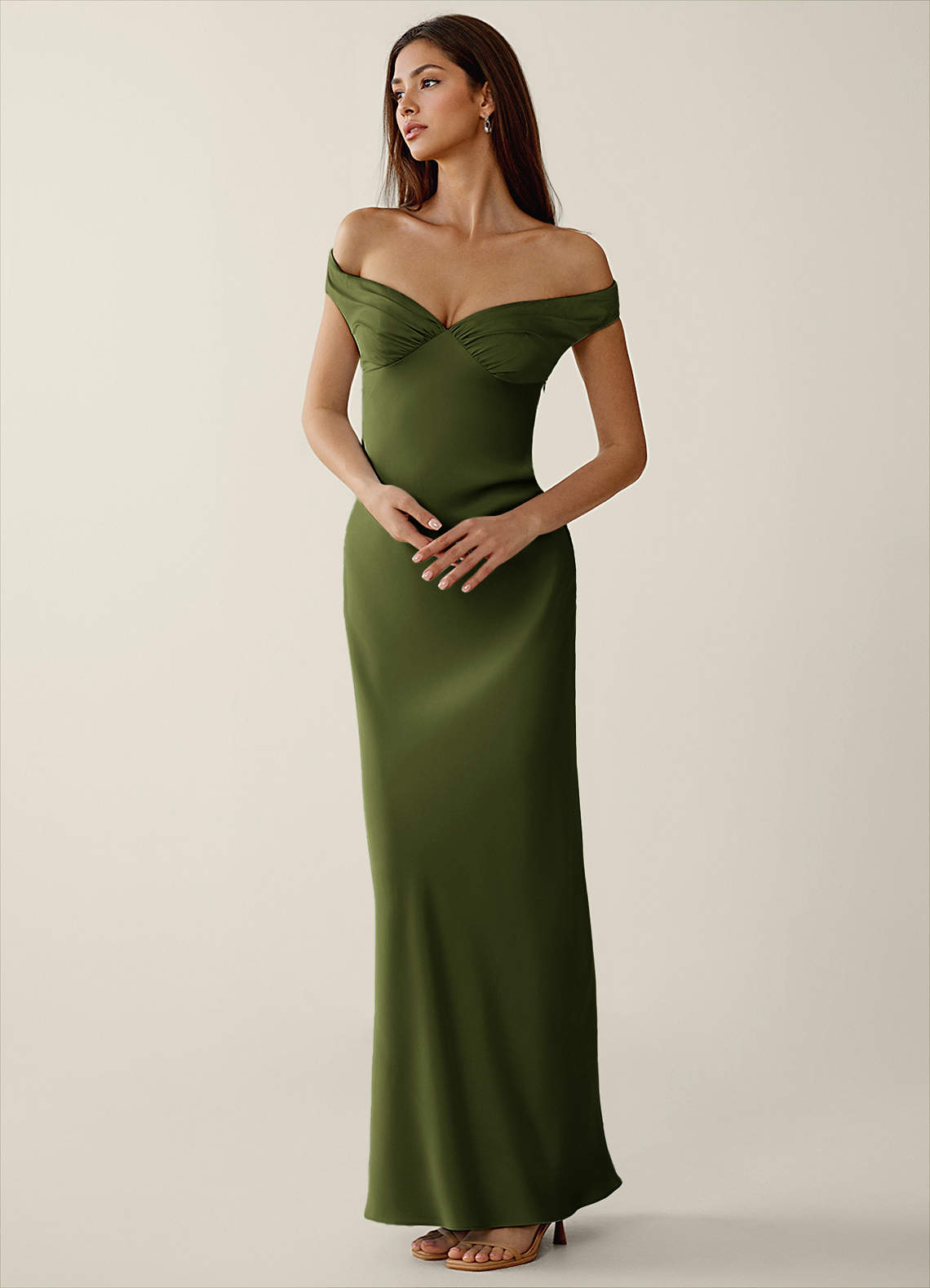 Gwendonme Olive Satin Crystal Linen Prom Dress Prom and Homecoming Dresses | Azazie UK Gwendonme Olive Satin Crystal Linen Prom Dress Prom and Homecoming Dresses | Azazie UK