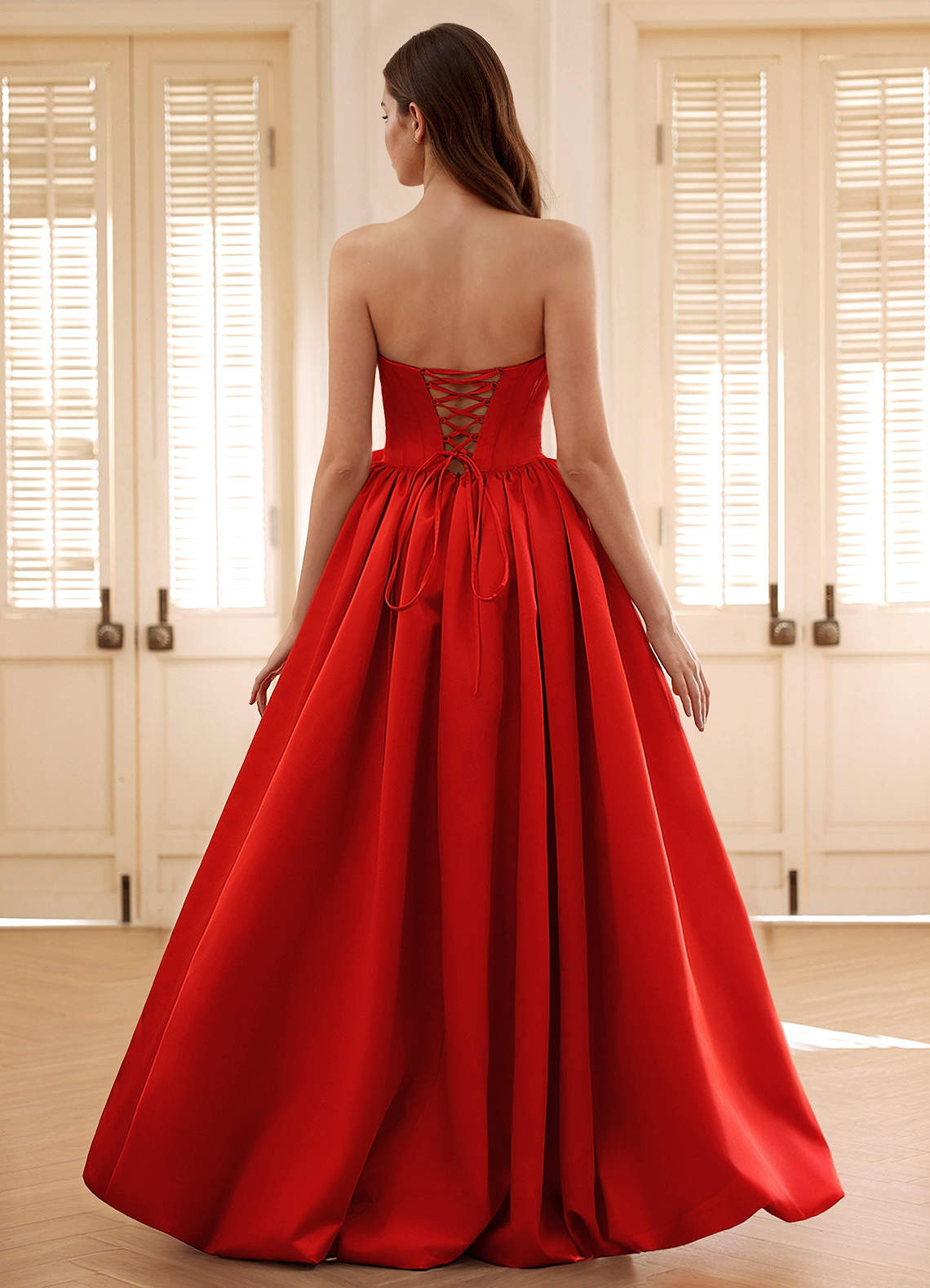 white christmas dresses Made to Measure Red Gothic Victorian Wedding Dress