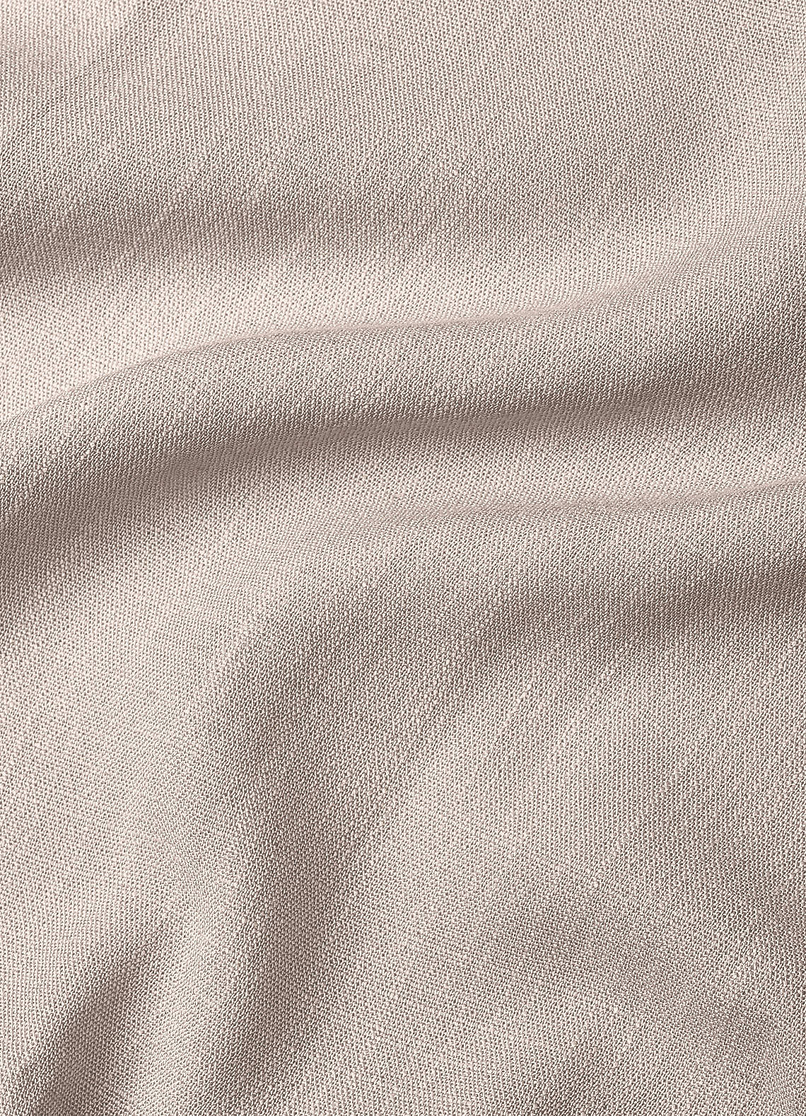 front Grant Cream Linen Blend Dress Shirt