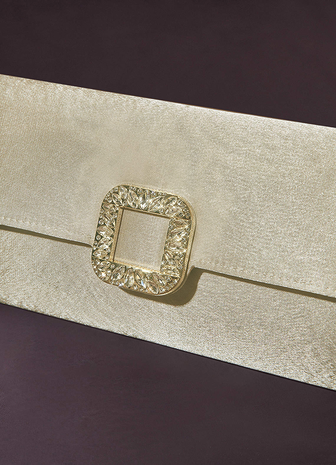 Asa Gold Hardware Satchel Clutch Bag in Beige
