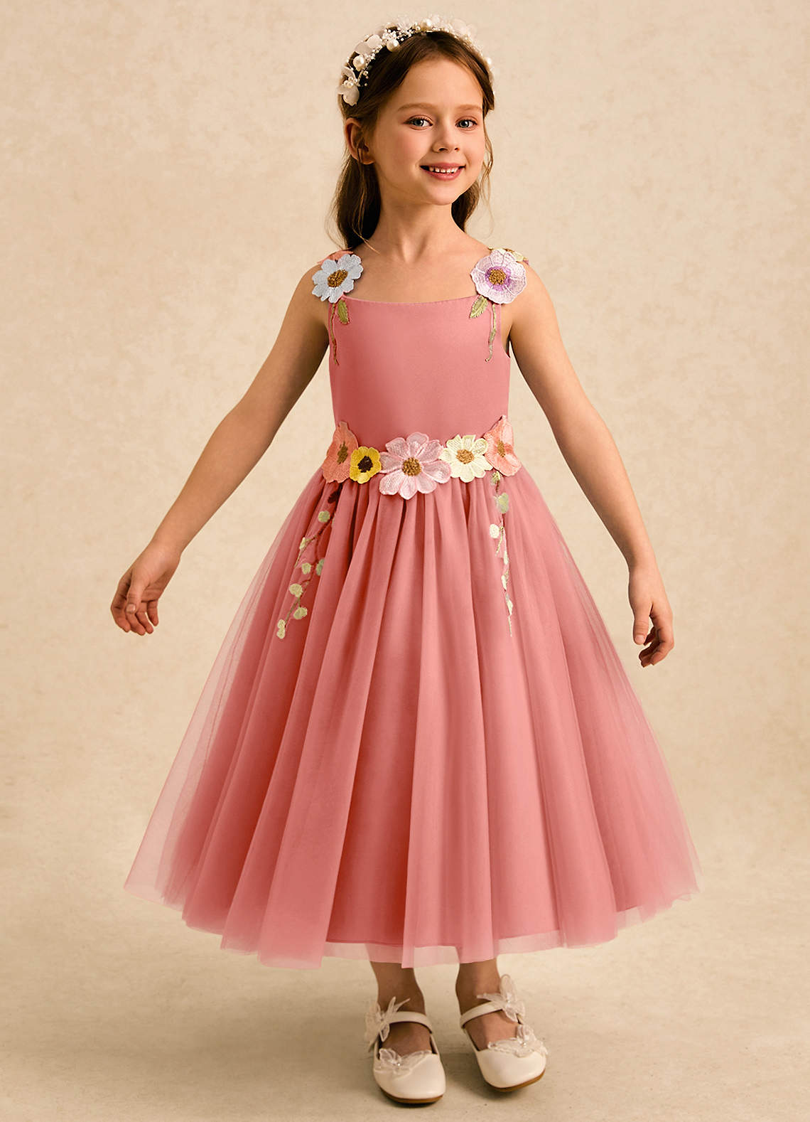 salmon colored lace dress Alie Street Charlotte Lace Dress (Coral Pink)