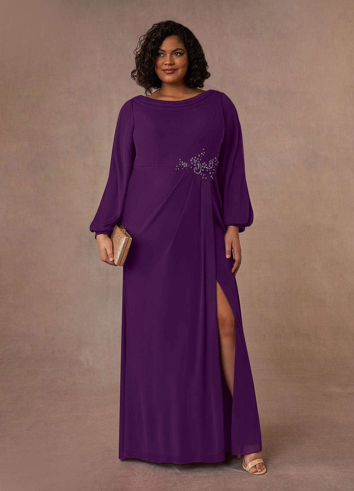 Grape mother of shop the bride dresses