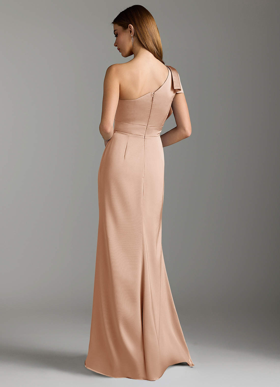Ruching Stretch Nude-Toned Dress Ruching Stretch Nude-Toned Dress