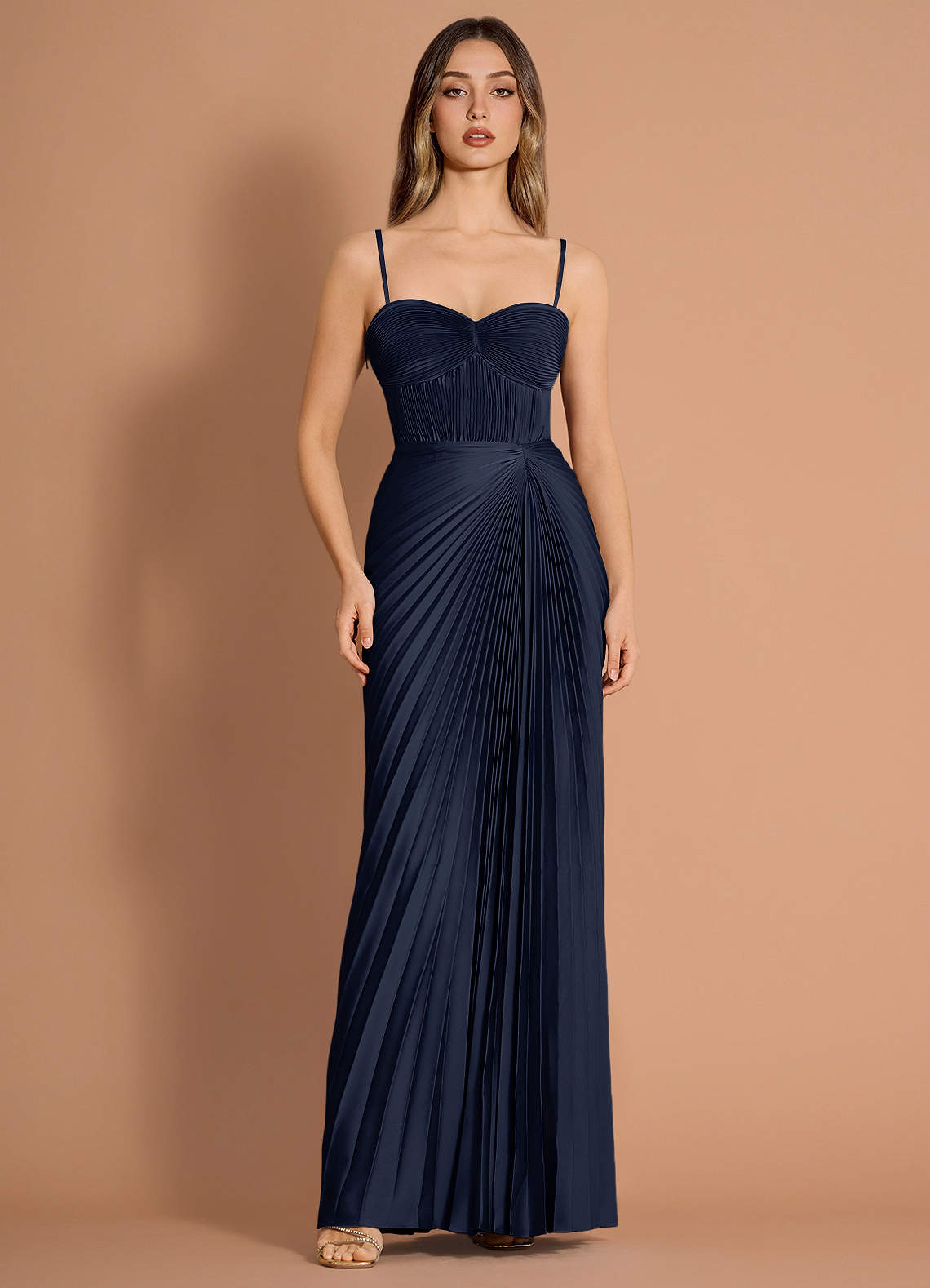 Ulyssa Navy Maxi Dress Ready to Ship | Azazie