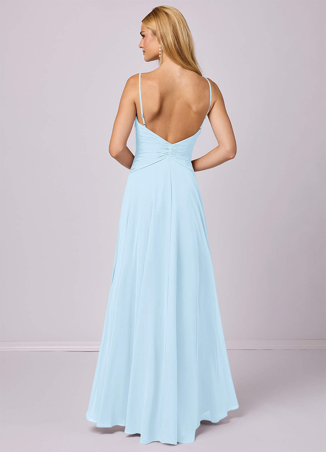 Barbie ♥ Azazie Bridesmaid Dresses A-Line Chiffon Floor-Length Dress image1