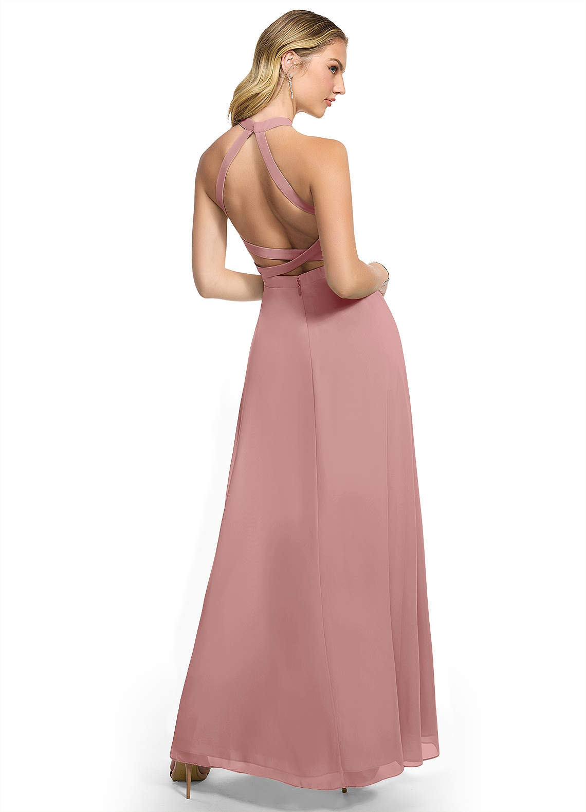 Clarice様　オーダーページ Azazie Clarice Dusty Rose Chiffon Bridesmaid Dresses | Azazie