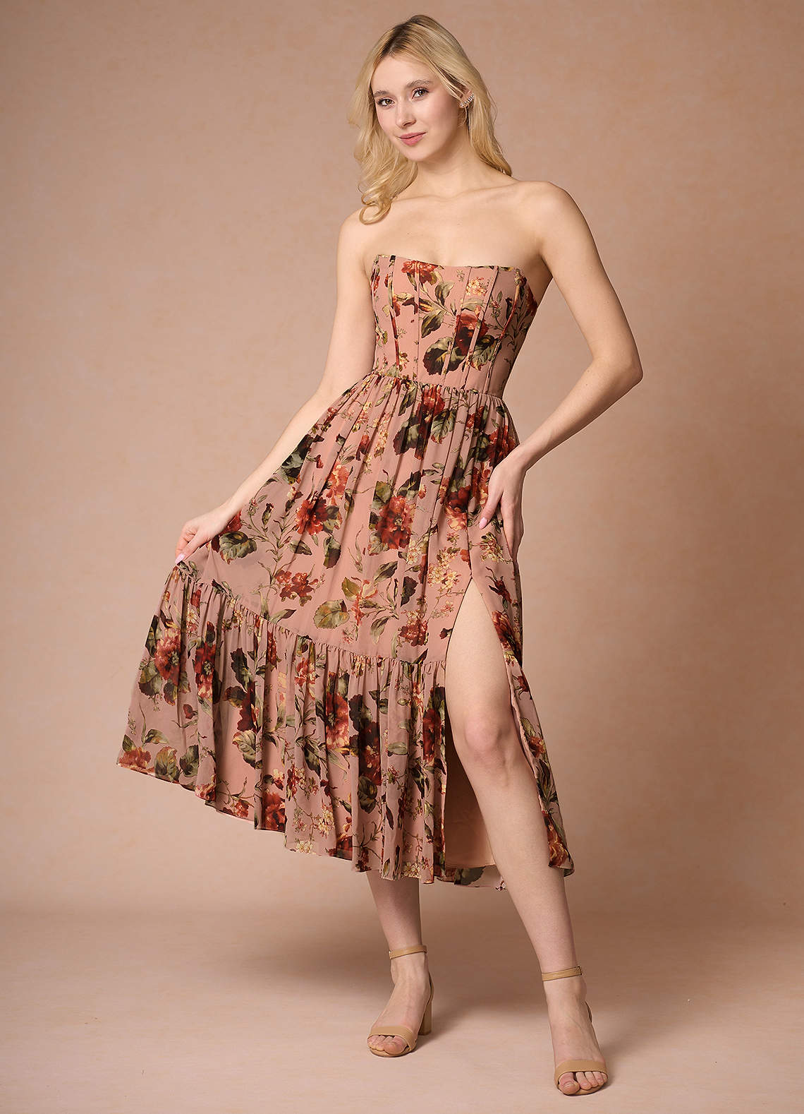 black midi dress with lace Lace-Up Back this versatile midi dress voltarfp_teste size:7/XL Women's Aylaya Aubrey Ivory
