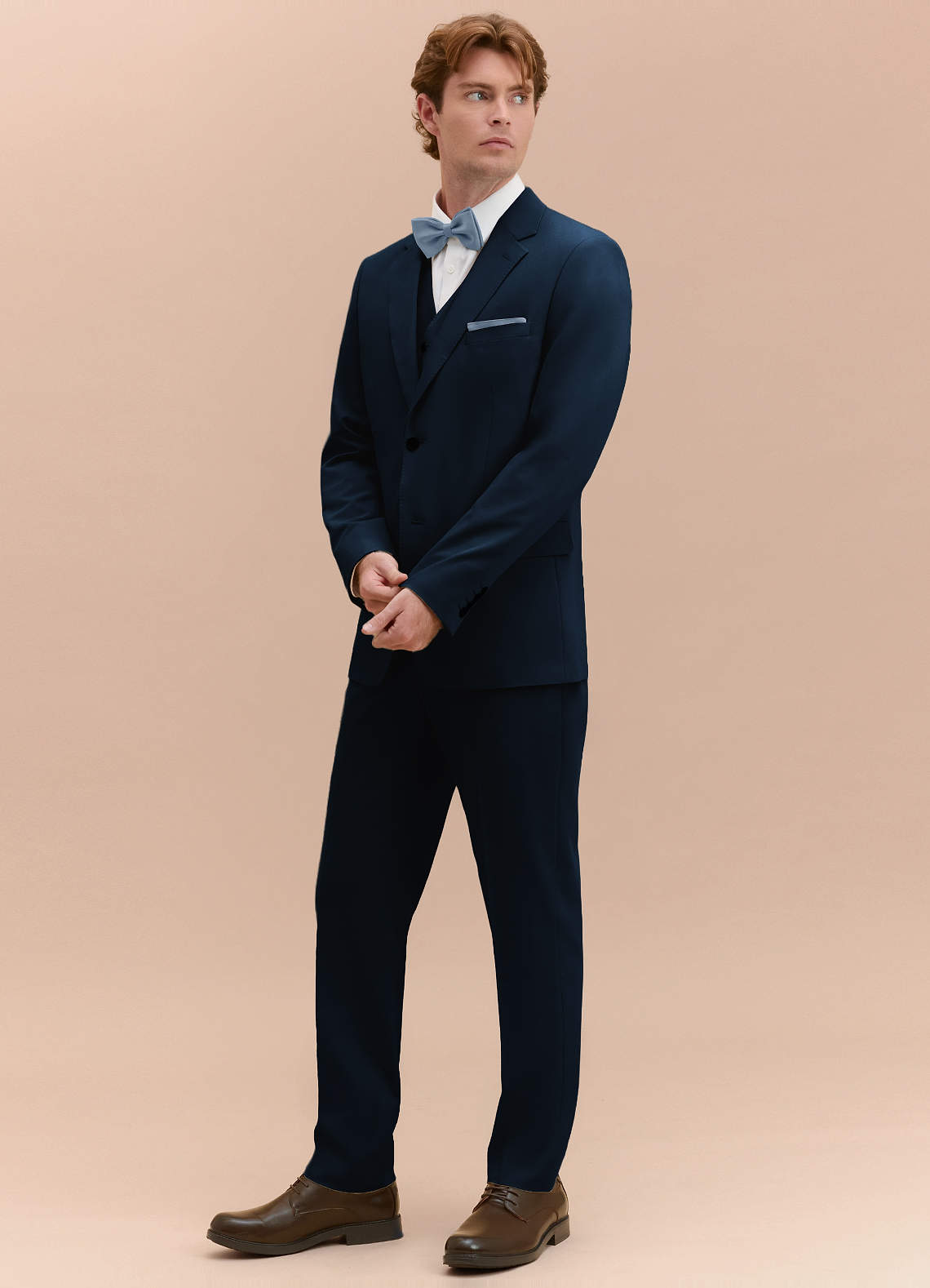 front William Navy Blue Comfort Blend Suit