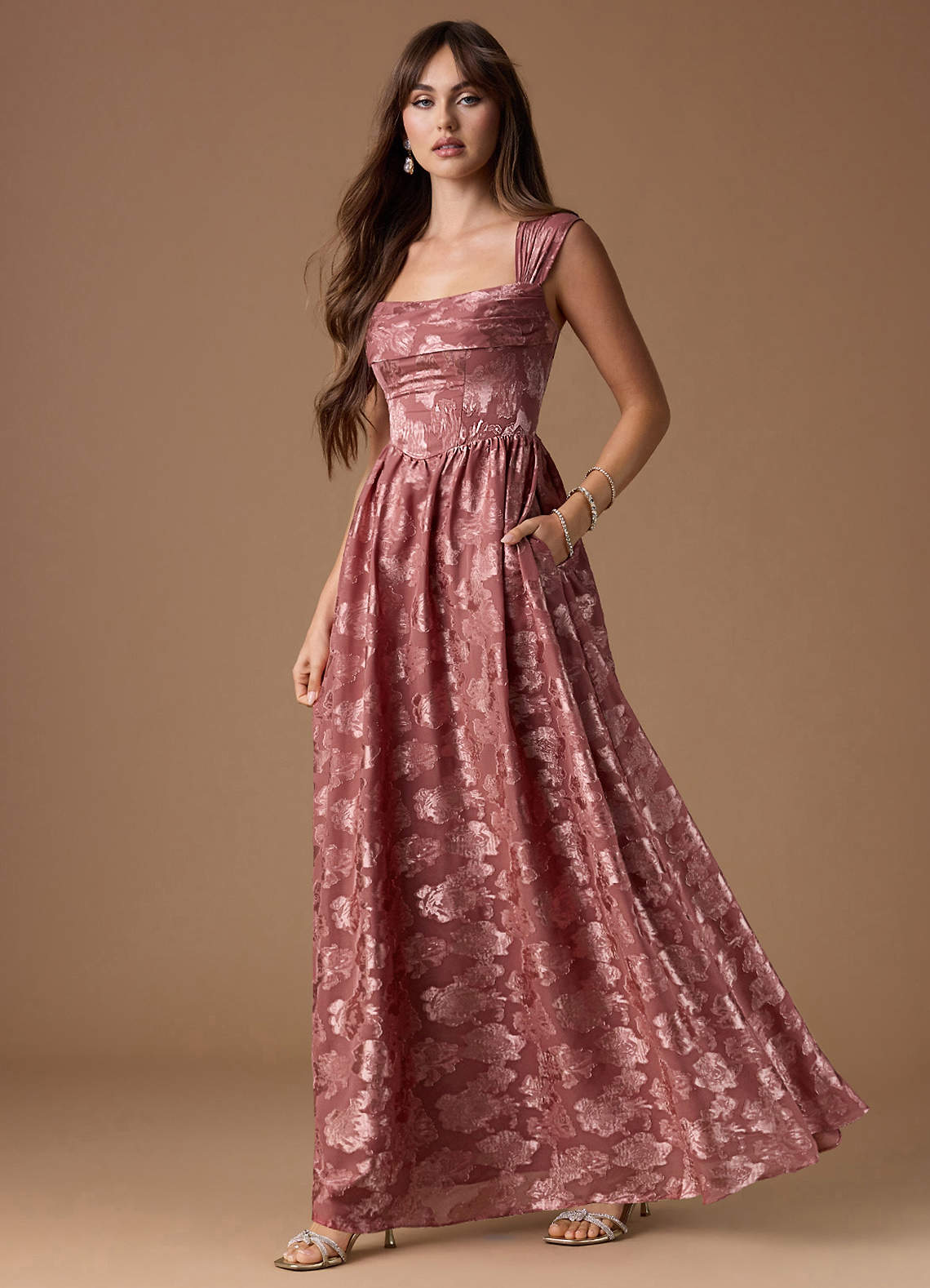 aida maxi dress Postcard Print Aida Halter-Neck Maxi Dress