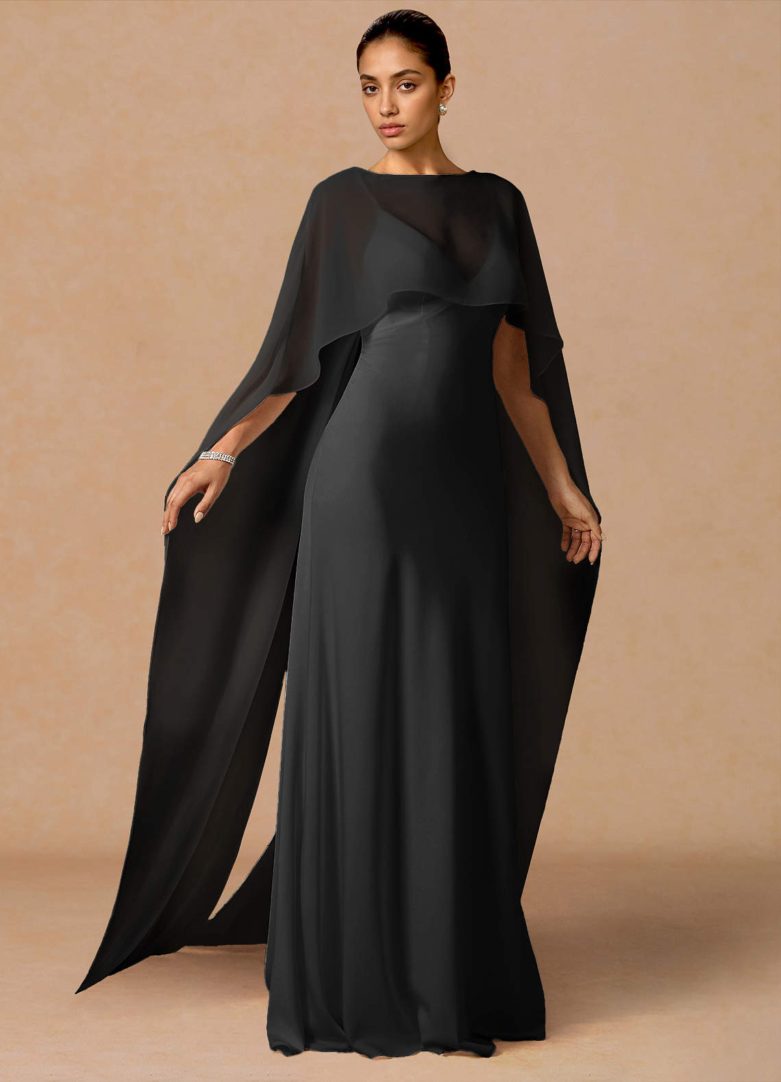 Azazie Floor-Length Maxi Dresses Slip Wedding Guest Formal Black Tie Dresses V Neck Black Azazie Floor-Length Maxi Dresses Slip Wedding Guest Formal Black Tie Dresses V Neck Black