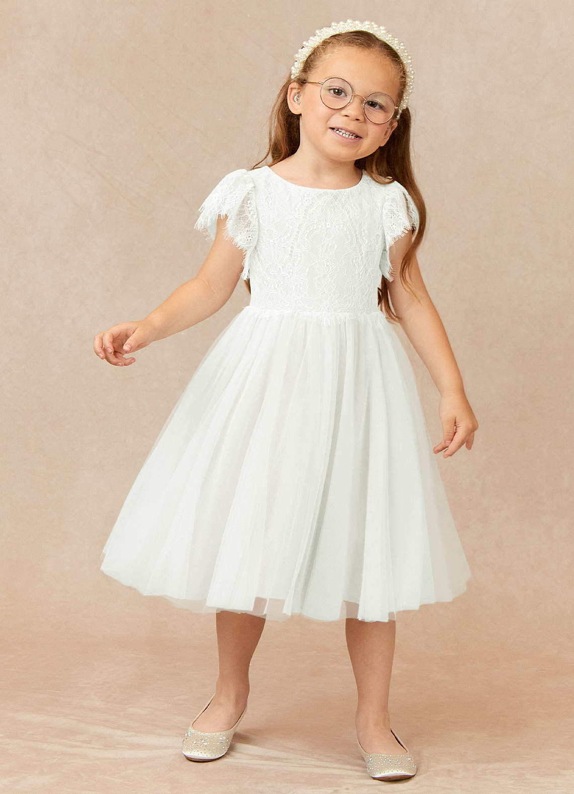 Knee length 2024 flower girl dresses