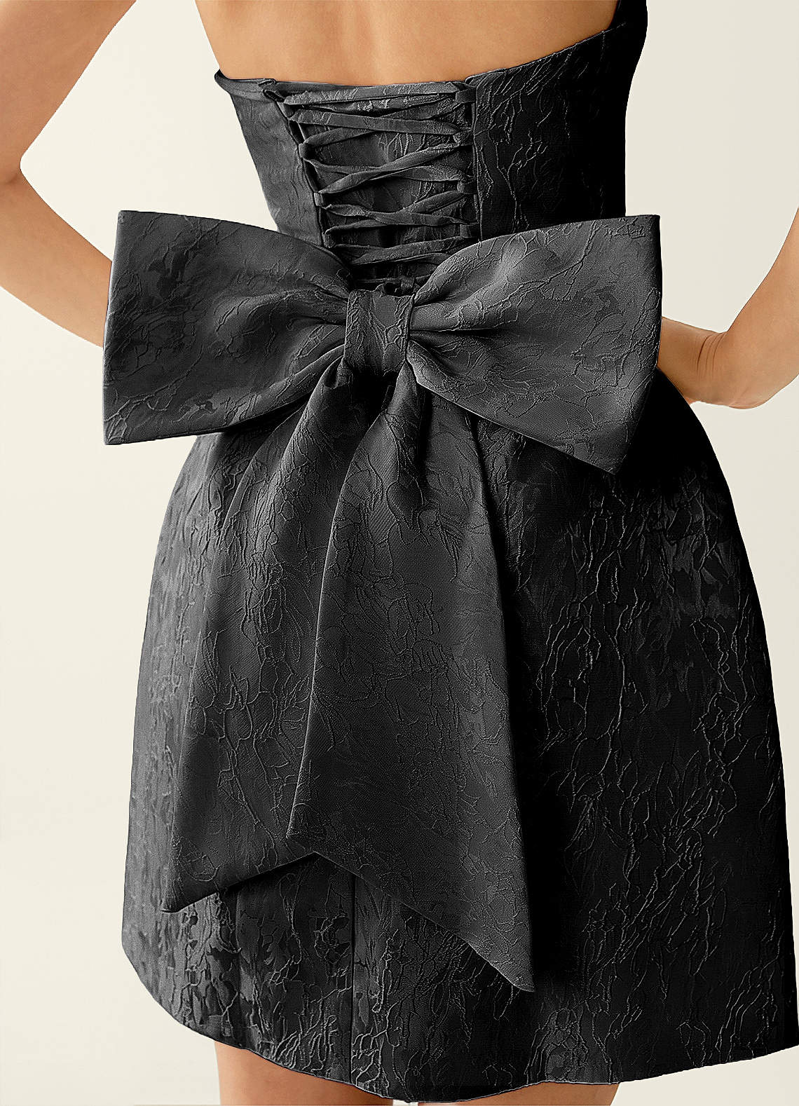 Hadleigh Black Mini Dress image5