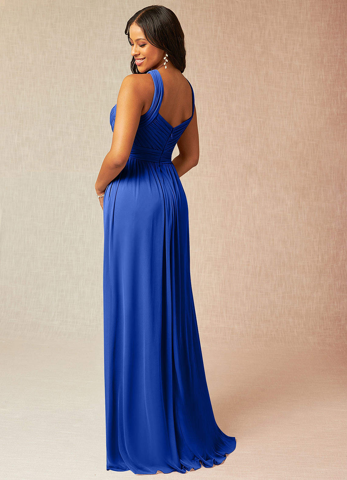 Bow Multi Wear Convertible Bridesmaid Dresses Royal Blue
