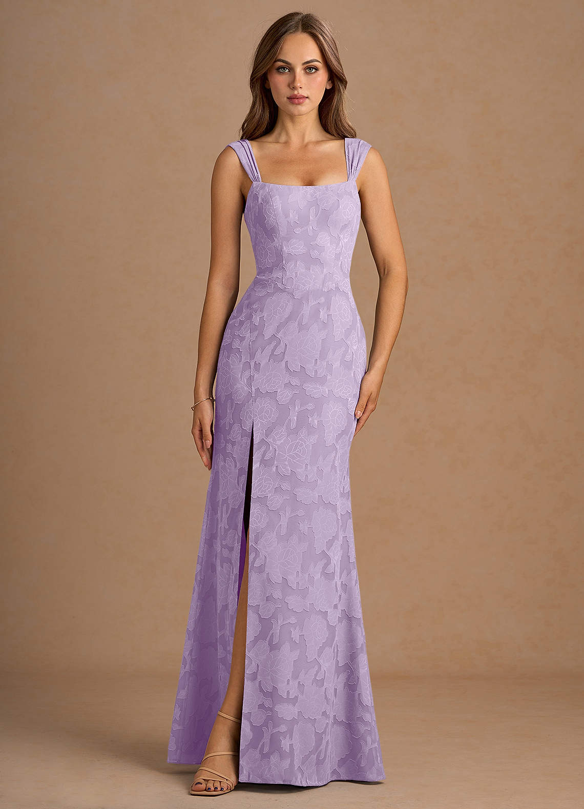 aneelas purple dress fitted lace wedding dress Aneela's