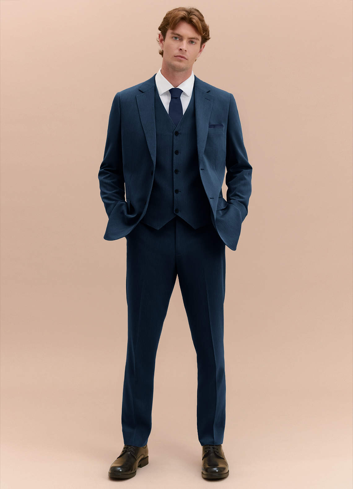 BLUE BLUE ネイビー ３ピース セットアップ M Royal Blue - 3 Piece Suit – Eaden Myles