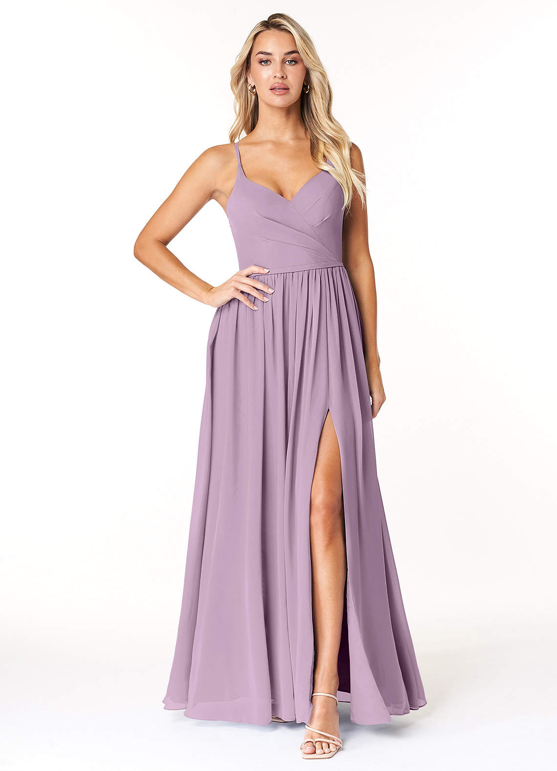 ruffle bottom bridesmaid dresses Flowy Half Sleeves Floral Ruffle Tulle Layered Bridesmaid Dresses, Pink / M