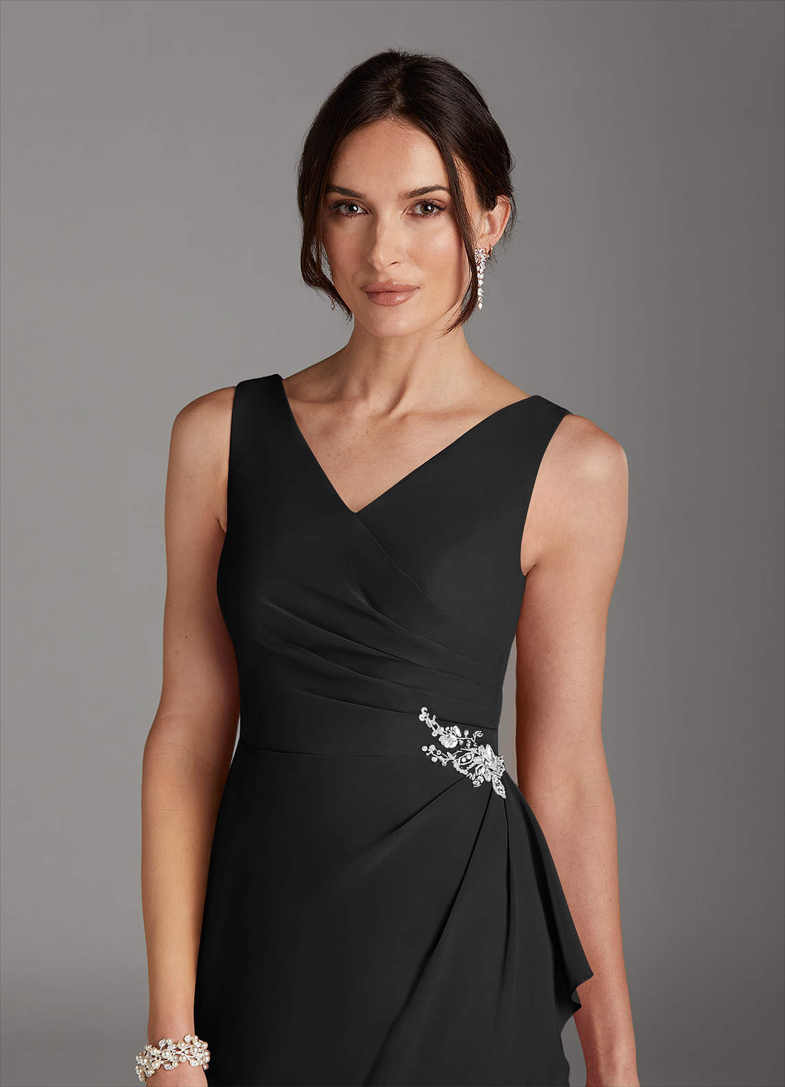 little black chiffon dress Oria Chiffon Mini Dress / Black | MESHKI