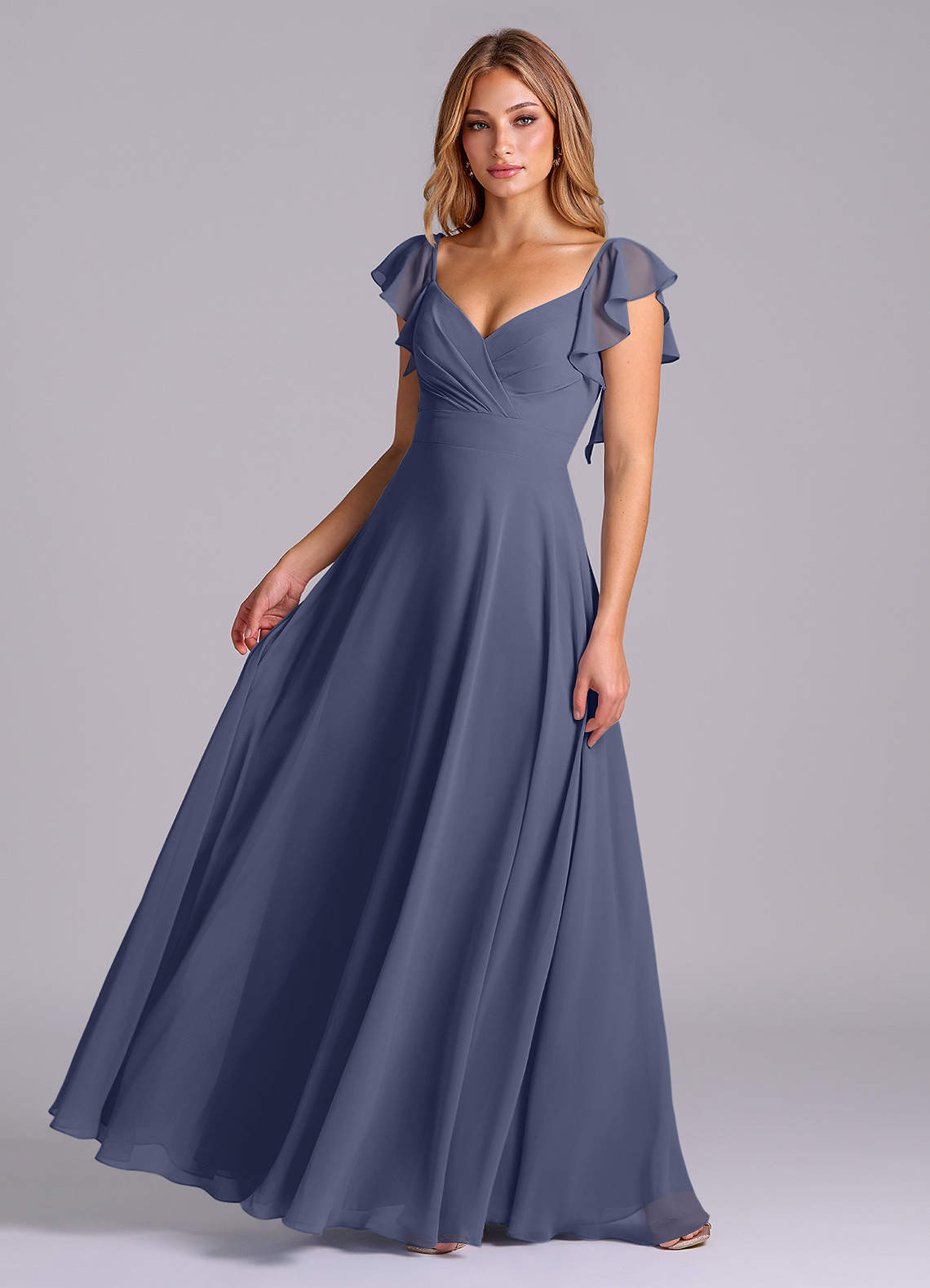 azazie stormy blue dress Leilani A classic to add
