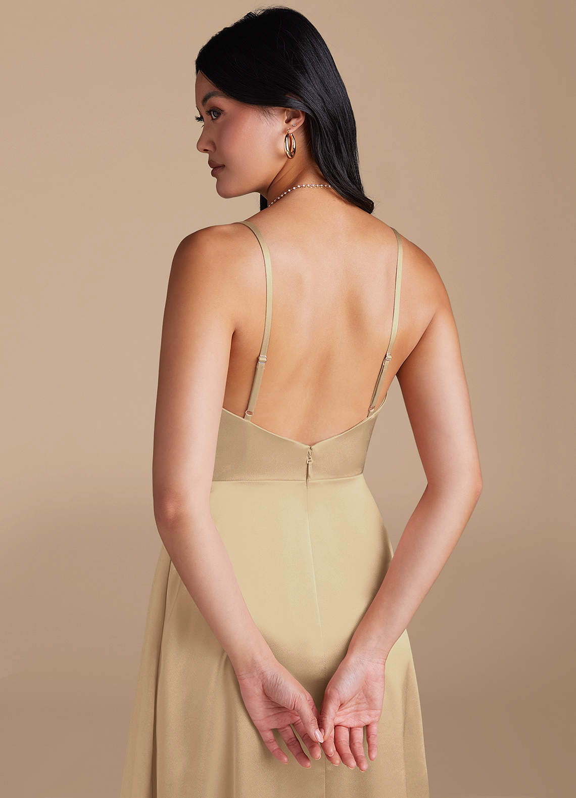 Brielle Metallic Low Back Dress Brielle Metallic Low Back Dress