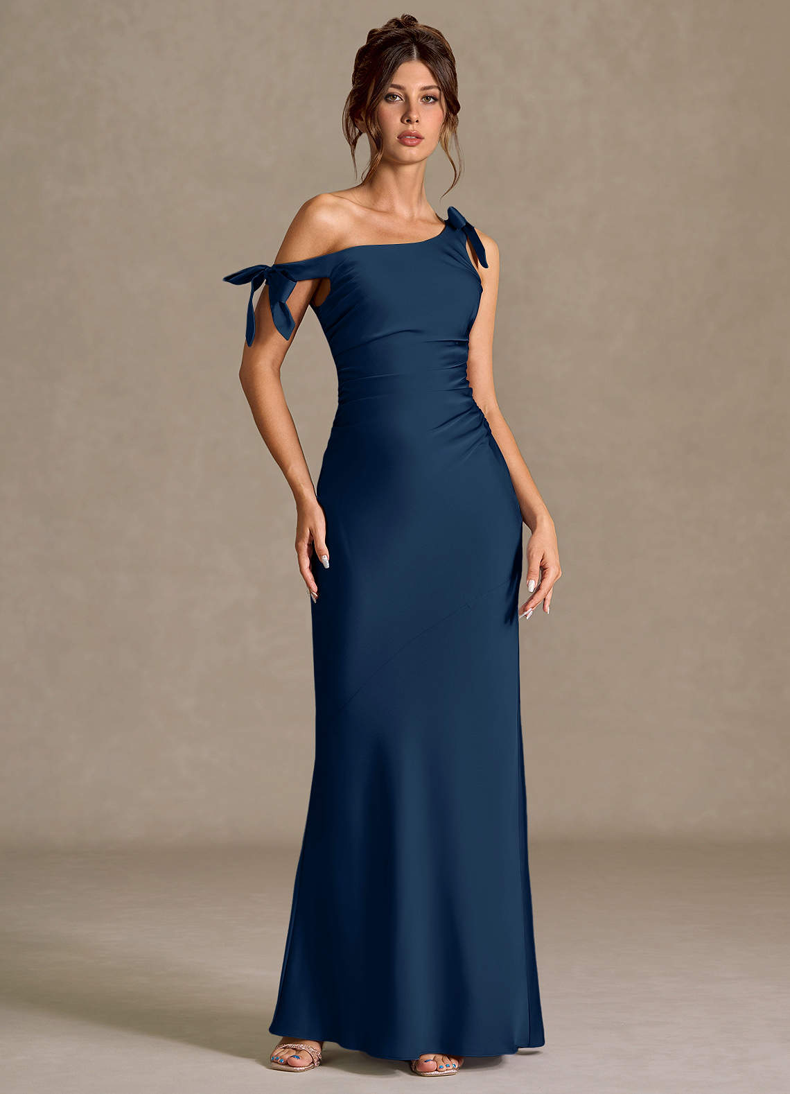 Willow Navy Maxi Dress | Azazie