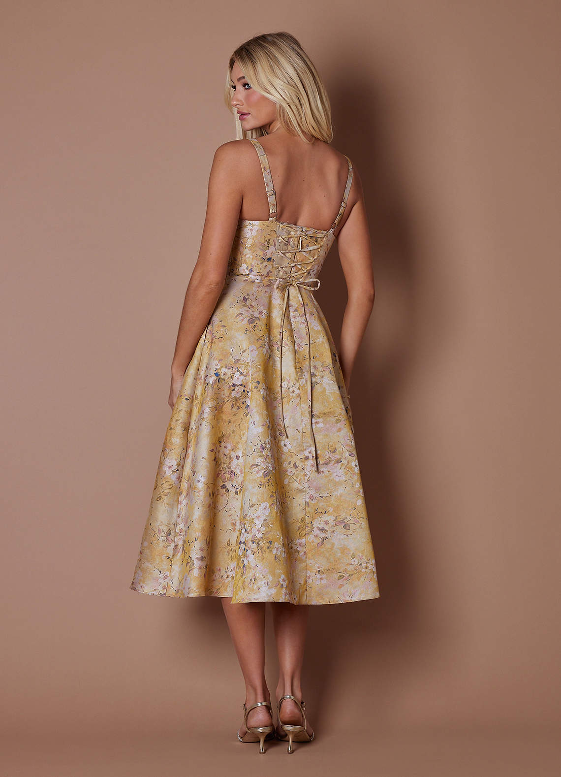 green emerald velvet dress Golden Rivers Midi Dress
