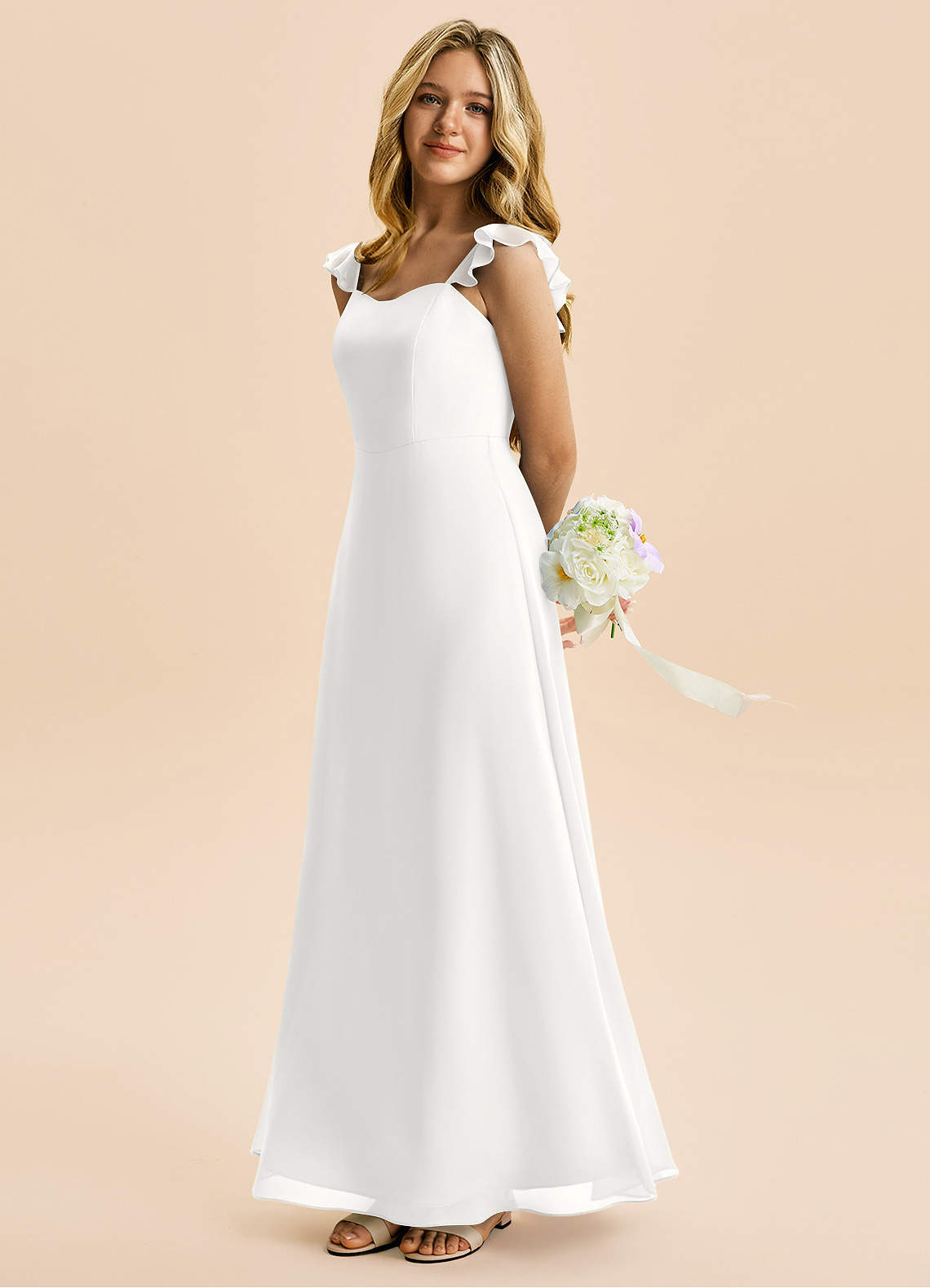 junior white dresses formal Ball Gown White Dresses Junior Ball Gown Bridesmaid Dress Junior White Dresses Formal Satin