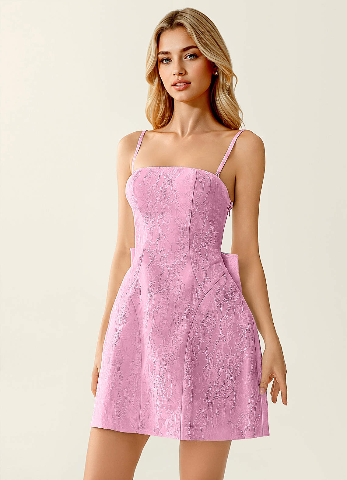 Hadleigh Pink Mini Dress image6