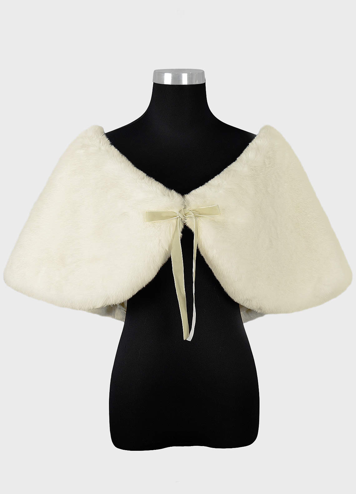 front Strappy Faux Fur Wraps