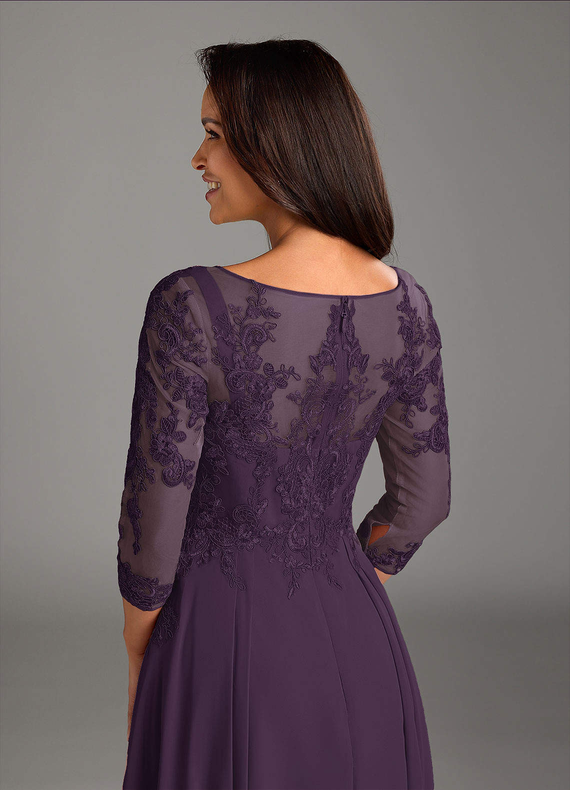 knee length dresses for ladies Peony Lace Flower Girl Dress in Mauve Sleeve Maxi 2T / Mauve