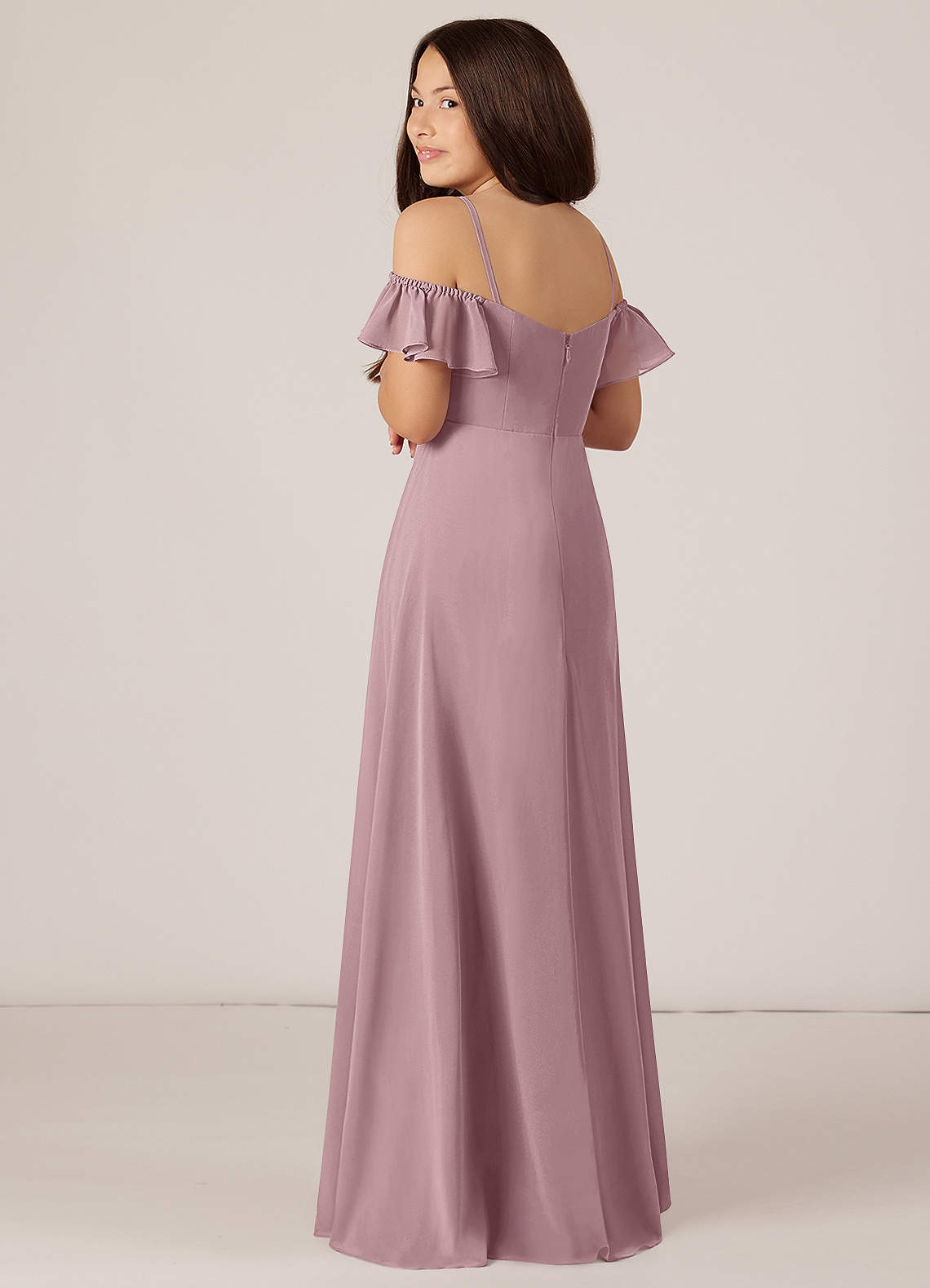 Bridesmaid dress rose top pink