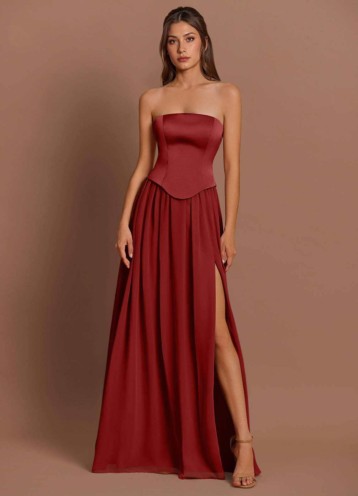 Cadence Terracotta Maxi Dress image1