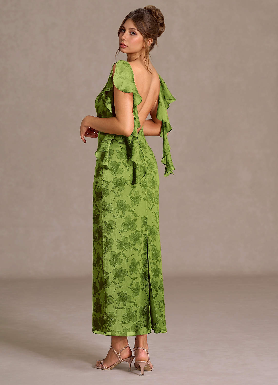 Evinah Green Multi Maxi Dress image1
