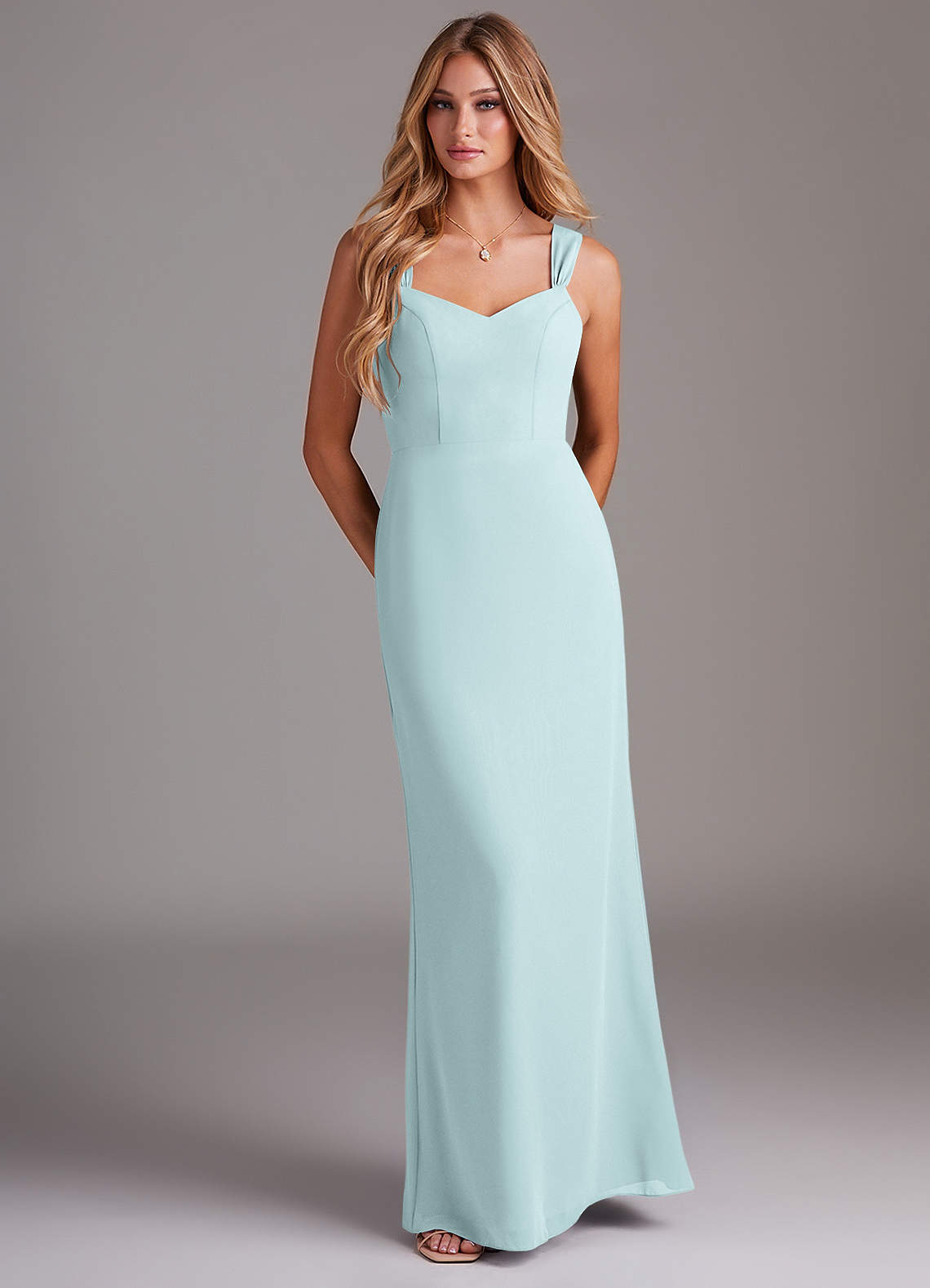 Azazie Denice Mist Bridesmaid Dresses | Azazie