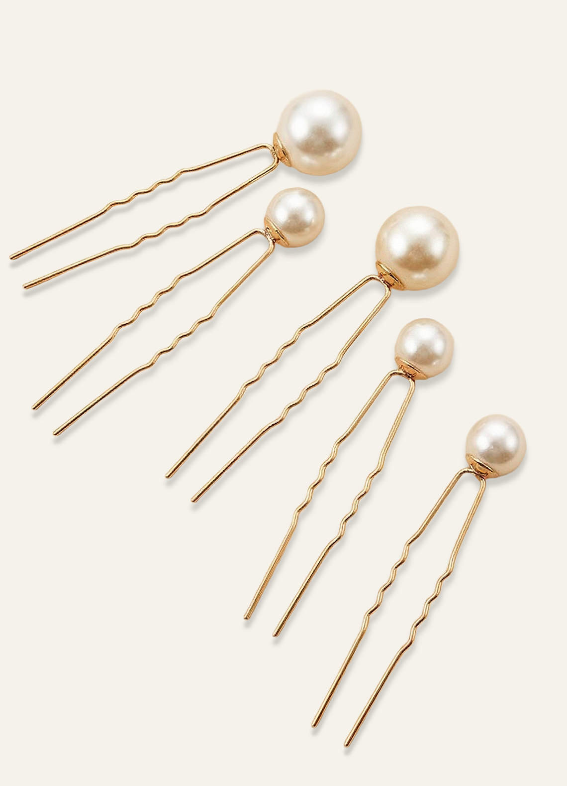 front Singular Pearl Hairpins 18pic Set