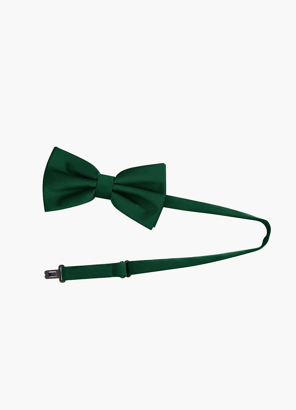 front Adjustable Stretch Satin Bow Tie