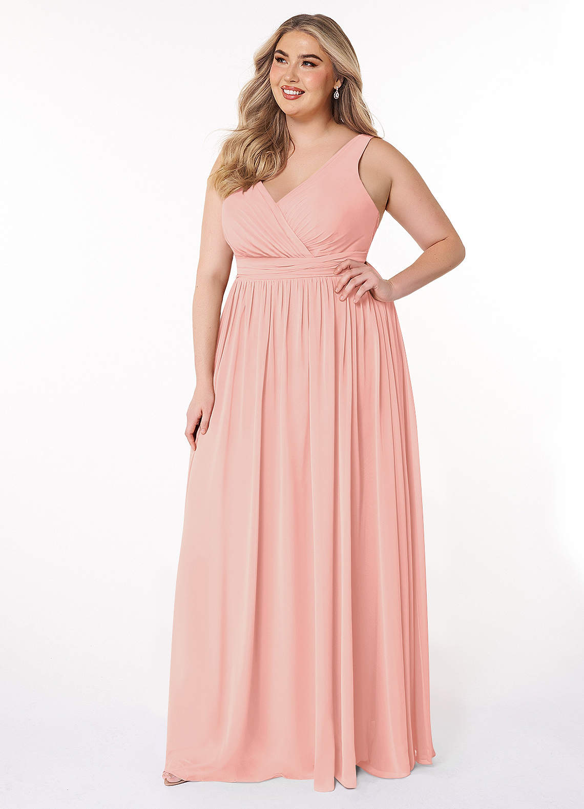 Azazie Kora Rosette Bridesmaid Dresses | Azazie