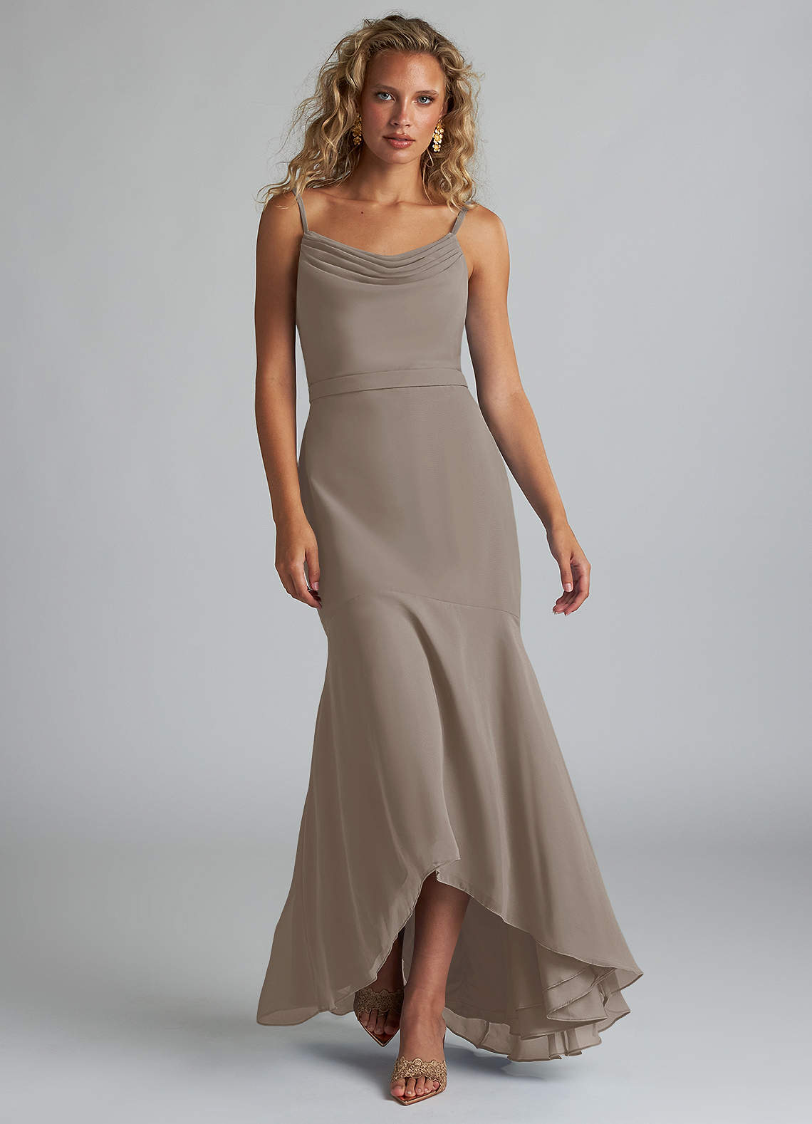 Azazie Summer Taupe Bridesmaid Dresses Azazie