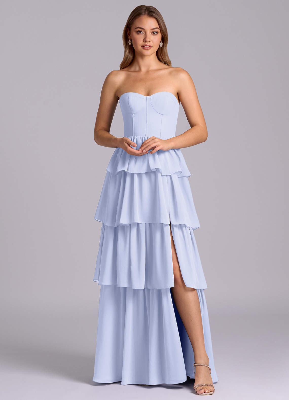 Azazie Faye Lavender Chiffon Bridesmaid Dresses | Azazie Azazie Faye Lavender Chiffon Bridesmaid Dresses | Azazie