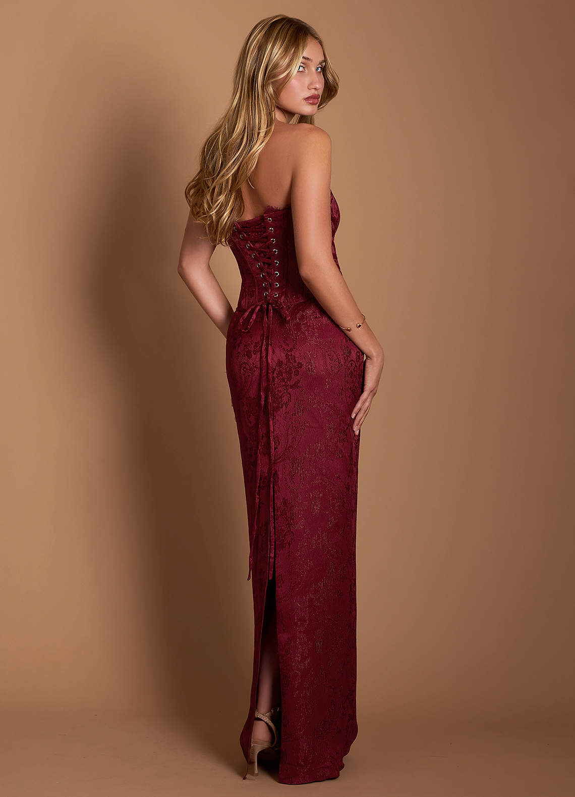 Koryn Dark Raspberry Two Piece Dress image10
