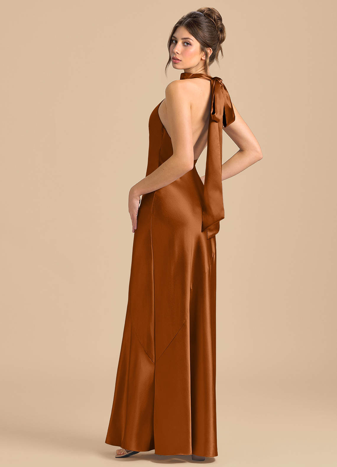 copper metallic bridesmaid dresses Azazie Velli Size:US 8 / EU 40 / UK 12 NS_SKU::DRD0670 HEMNES 3-drawer dresser, black-brown, Satin bridesmaid The Osiris Dress is