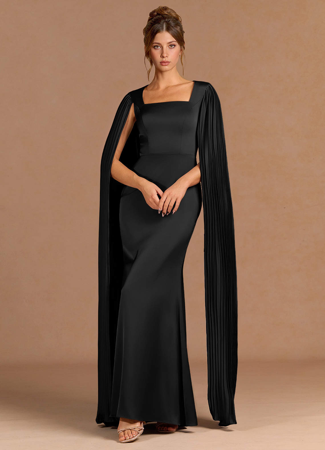 Vestido Negro Largo Wysteria image1