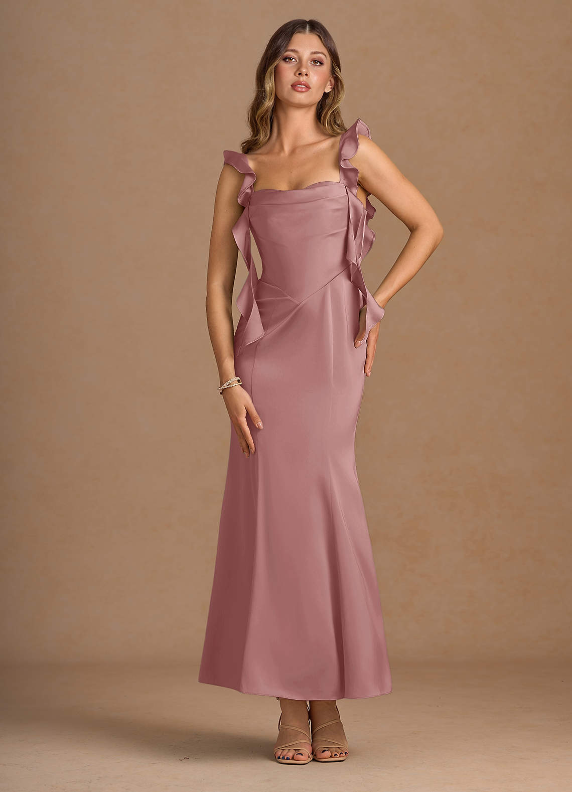Lilibet Light Pink Maxi Dress Ready to Ship | Azazie Lilibet Light Pink Maxi Dress Ready to Ship | Azazie