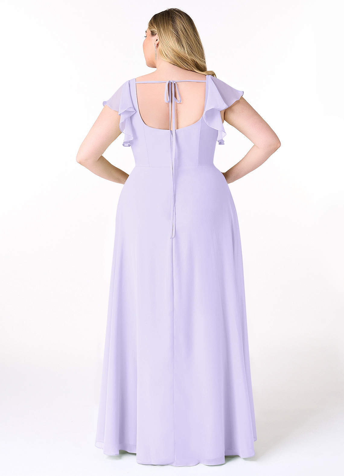 Kaia Chiffon Bridesmaid Dress in Lavender | Birdy Grey