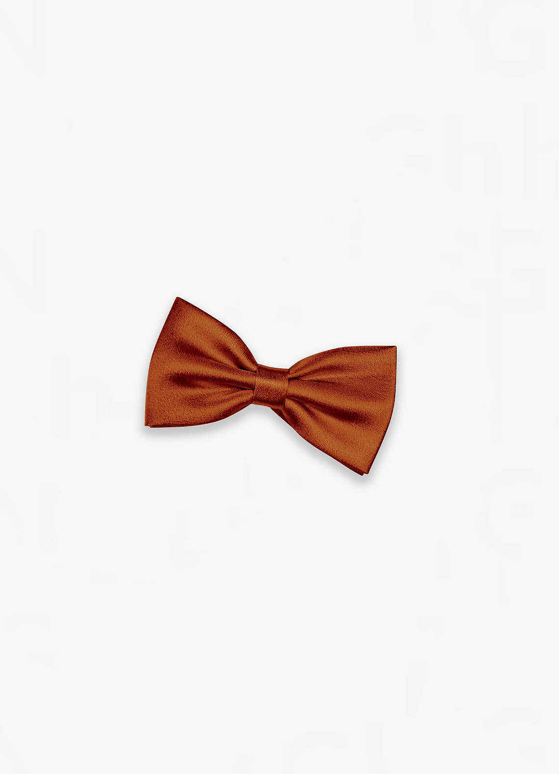 front Adjustable Metallic Satin Pre-Tied Bow Tie