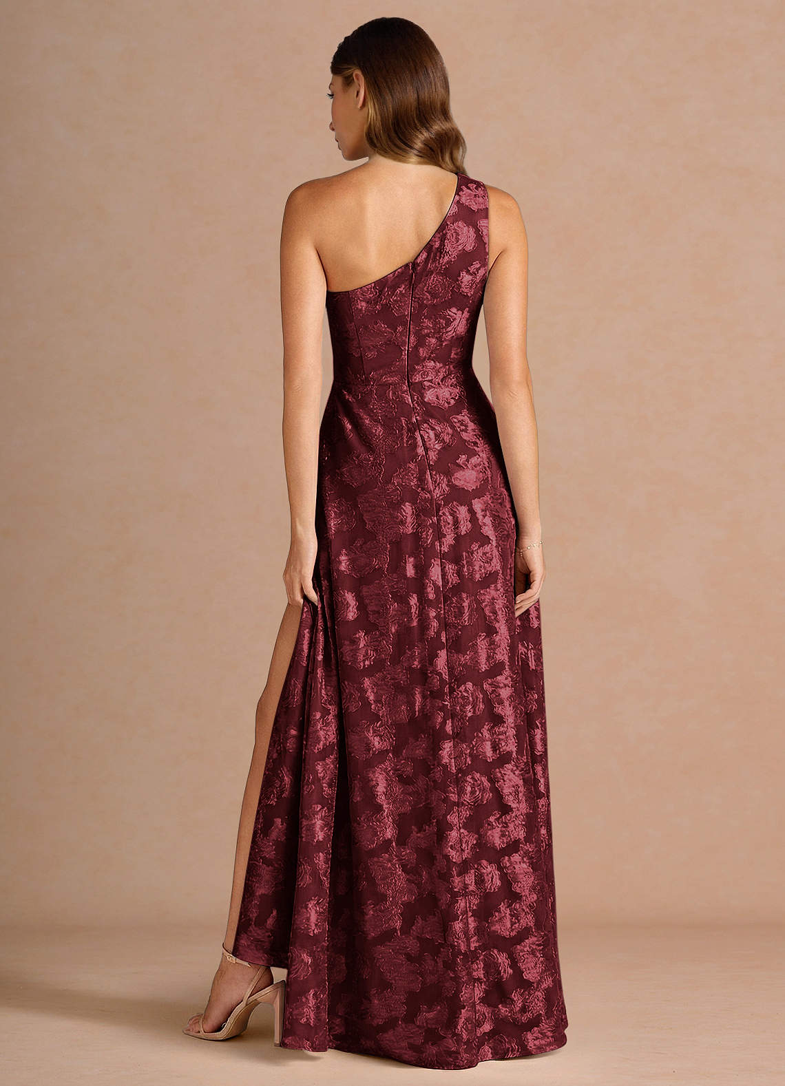 Ilythia Wine Maxi Dress image1