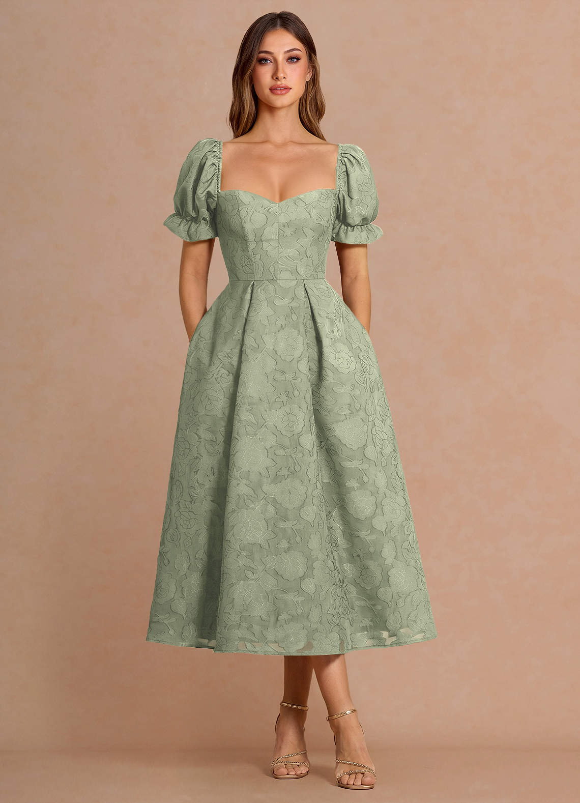 agave midi dress Peyton Midi LAILA AGAVE / XS